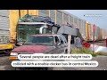 Multiple dead after train collides with bus in Mexico | REUTERS  - 00:21 min - News - Video