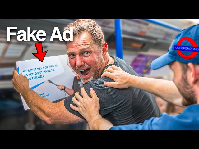 I Put FAKE ADS On The London Underground