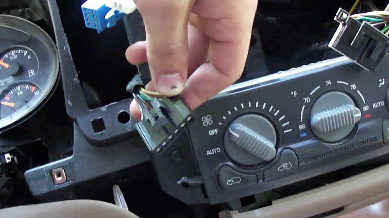 [1998 chevy blazer] How to remove the dash bezel and ... 2012 chevy silverado stereo wiring diagram 