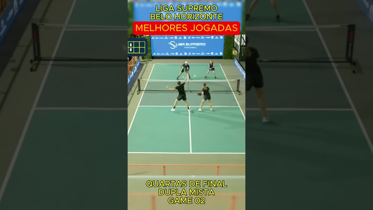 SEMI FINAL DUPLA MISTA ETAPA LIGA SUPREMO DE PICKLEBALL BELO HORIZONTE (GAME 01)