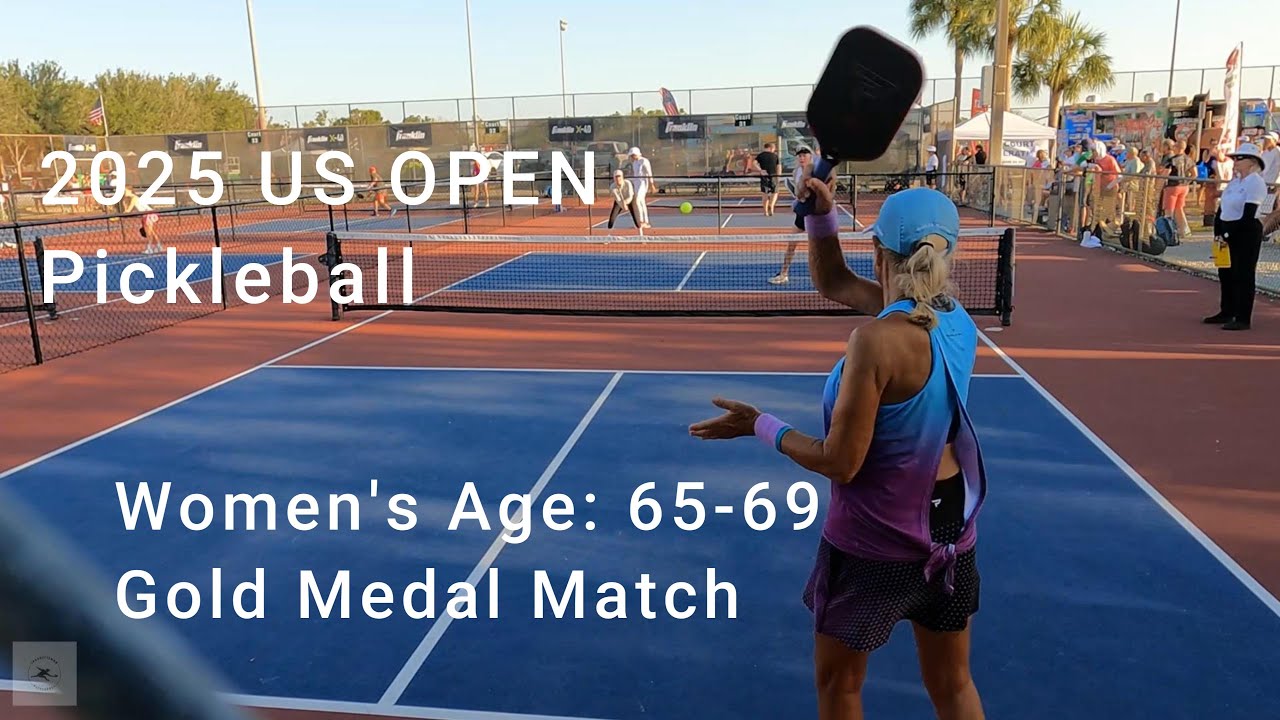 Women's Double Age: 65-69 Gold Medal Pickleball Match - US Open 2025
