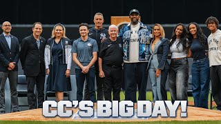 Yankees honor CC Sabathia after he is inducted to the National Baseball Hall of Fame