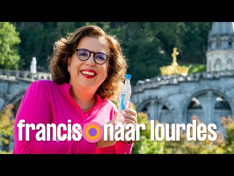 Francis naar Lourdes'
