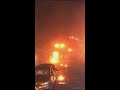 Surveillance video captures strike in Ukraine’s Kharkiv