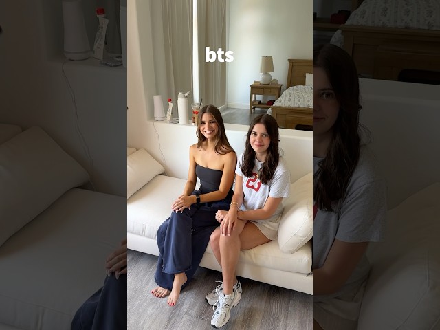 BTS of filming with Brooke!