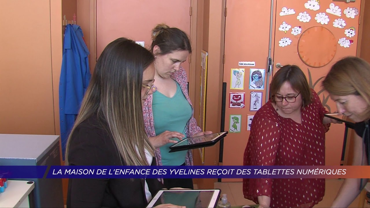 Yvelines | La maison de l’enfance des Yvelines reçoit des tablettes numériques