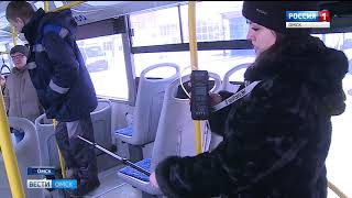Омичи стали активно жаловаться на запах газа в новых автобусах
