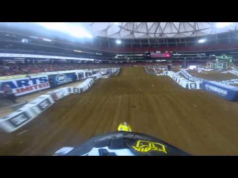 GoPro HD: Weston Peick Practice Lap 2013 Monster Energy Supercross from Atlanta 