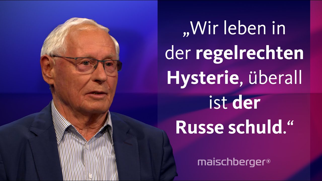 Oskar Lafontaine und Wolfgang Ischinger über die Kriege in der Ukraine und Nahost | maischberger