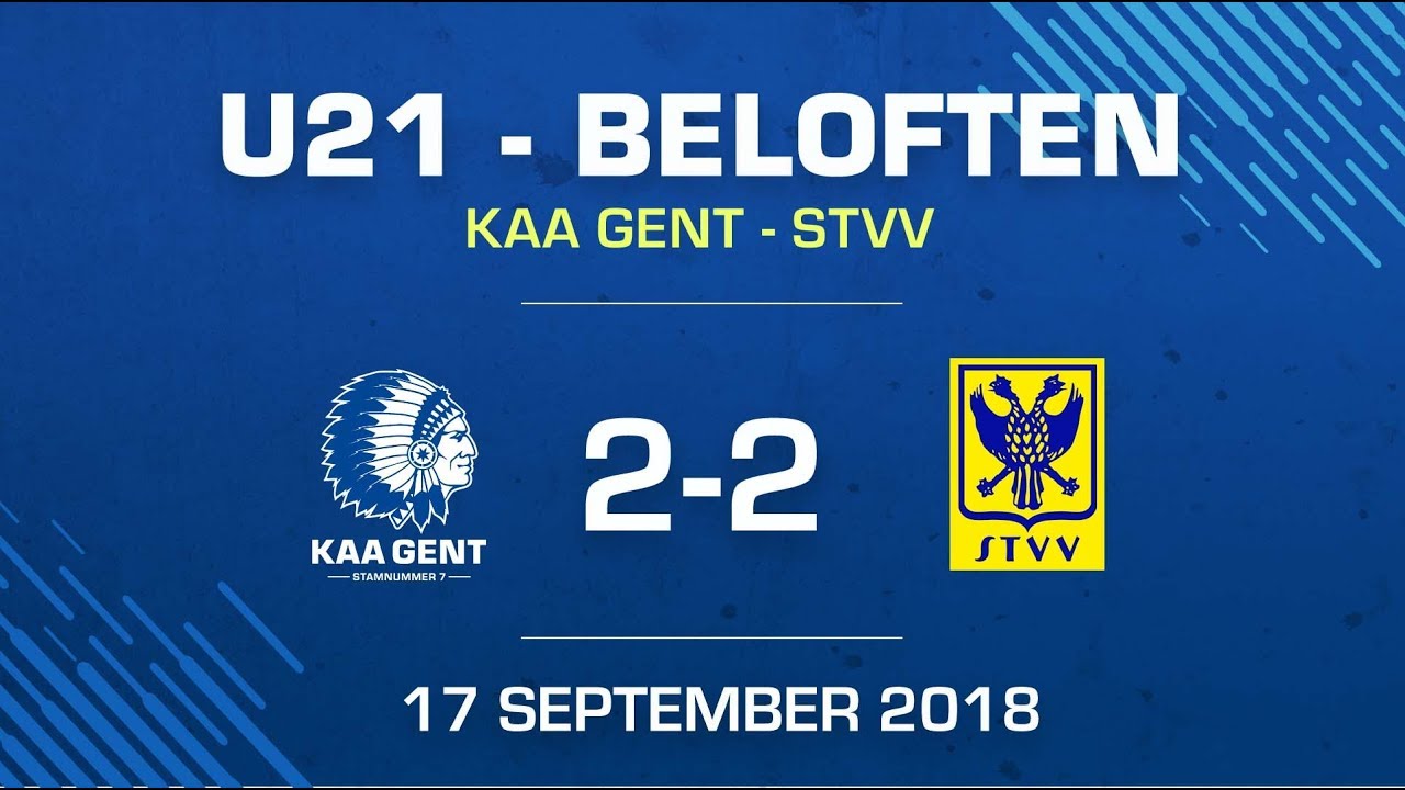 U21 KAA Gent - STVV: 2-2