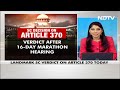 Supreme Court Verdict On Validity Of Ending J&K Special Status Today  - 07:13 min - News - Video
