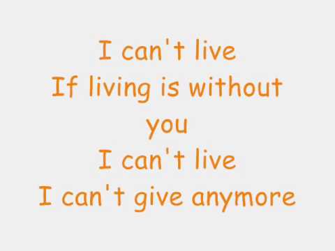 Without you lyrics- Mariah Carey