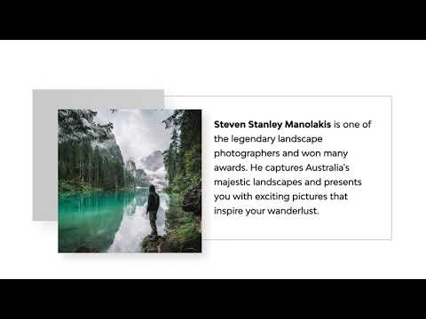 One of The Australian Landscape Photographers - Steven Stanley Manolakis