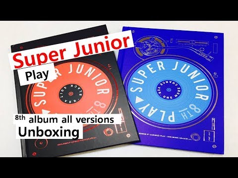 Super Junior play 8th album unboxing 슈퍼주니어 8집 スーパージュニア8集