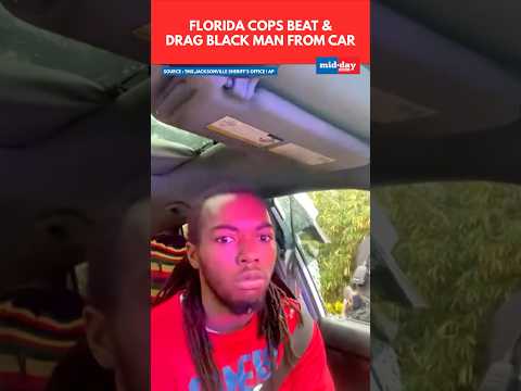 Florida Cops Caught on Camera Beating and Dragging Black Man from Car  police news 18 thousand views  play Short