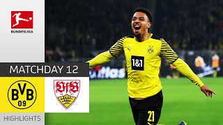 Borussia Dortmund — VfB Stuttgart 2-1 | Highlights | Matchday 12 – Bundesliga 2021/22
