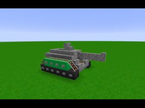 Tuto Minecraft - Comment faire un tank FONCTIONNEL 