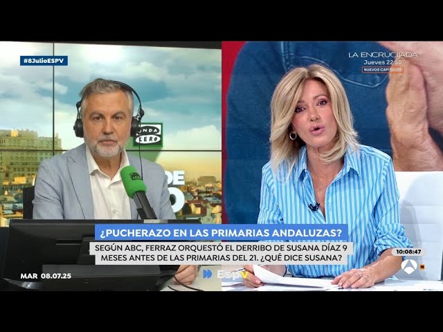 Alsina analiza con Susanna Griso la situación de Pedro Sánchez: "No tiene la seguridad de ganar"