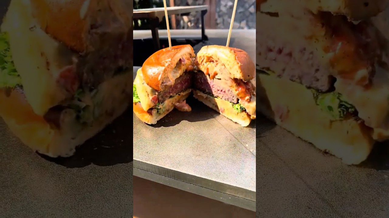 Burger se sýrem raclette | Těhotnej kuchař