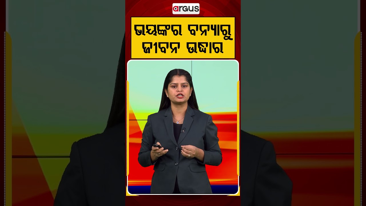 ଭୟଙ୍କର ବନ୍ୟାରୁ ଜୀବନ ଉଦ୍ଧାର | Argus Reels | Flood | FloodRescue | FloodUpdate | ArgusNews