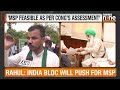 Rahul Gandhi meets farmers inside the Parliament & vows to push for MSP guarantee  - 00:00 min - News - Video