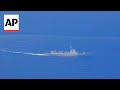 Taiwan tracks Chinese warplanes and navy vessels off its coast