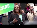 NY AG Letitia James tells protesters she had abortion