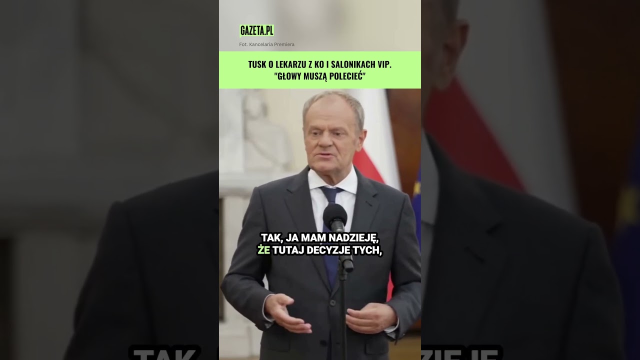 Kosmiczne zarobki lekarza i salonik VIP w szpitalu. Tusk: Wygląda to dość paskudnie #shorts