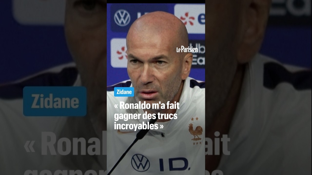 Zidane : « Cristiano Ronaldo m'a fait gagner des trucs incroyables »
