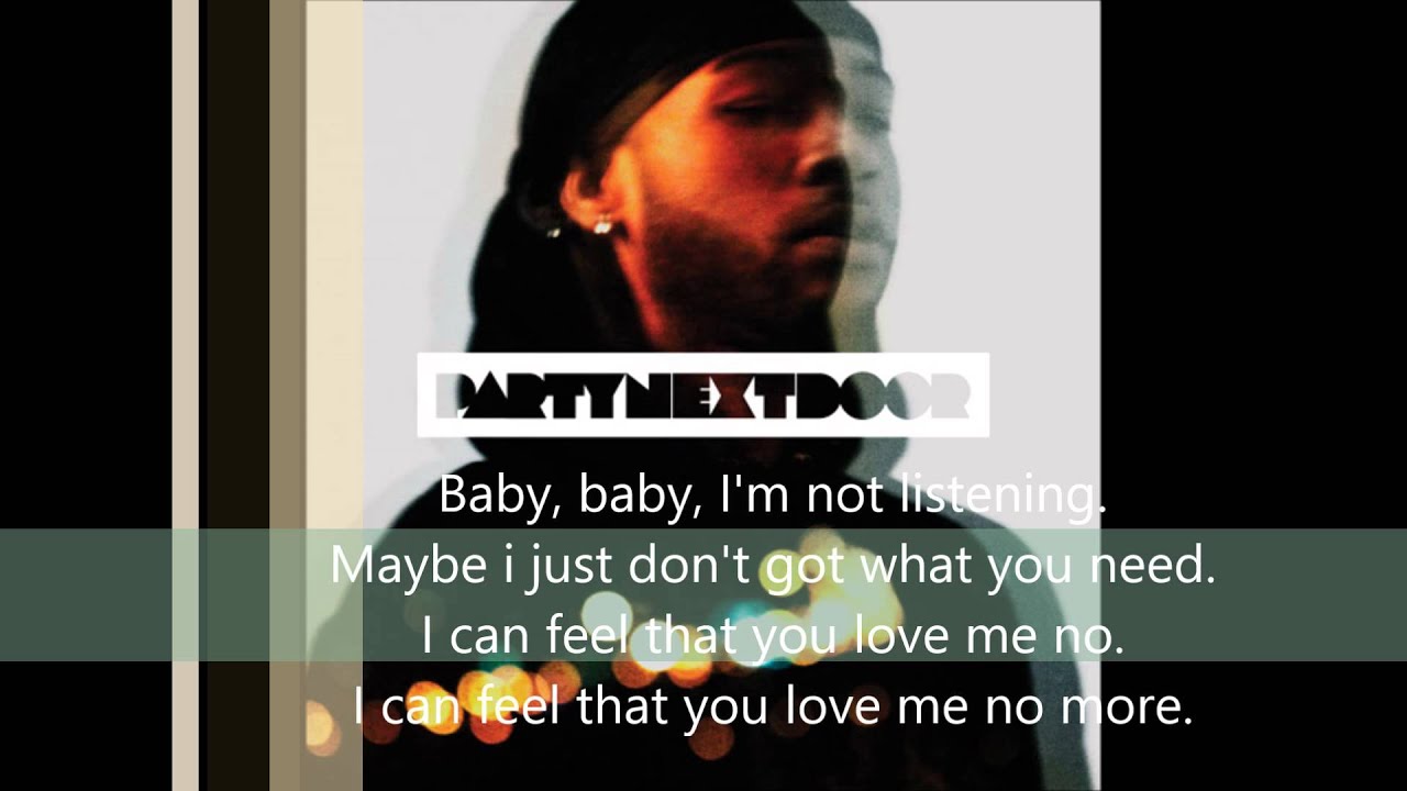 PartyNextDoor - TBH (Lyrics on screen) - YouTube
