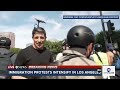 Police move to clear streets during downtown LA protest - 03:24 min - News - Video