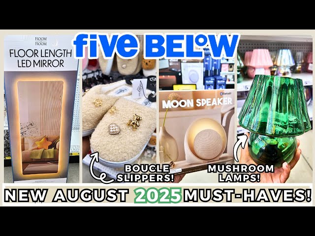NEW Five Below | FALL Finds | Back to School + Dorm room Essentials | Shop With Me Vlog