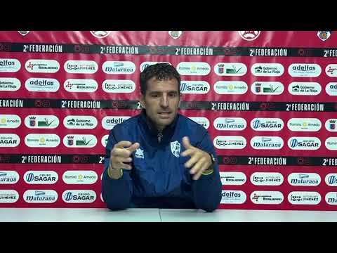 ÍÑIGO VALENCIA (Entrenador Calahorra) UD Barbastro - CD Calahorra / Jor. 4 - Segunda Rfef / Gr 2 / Fuente: CD Calahorra