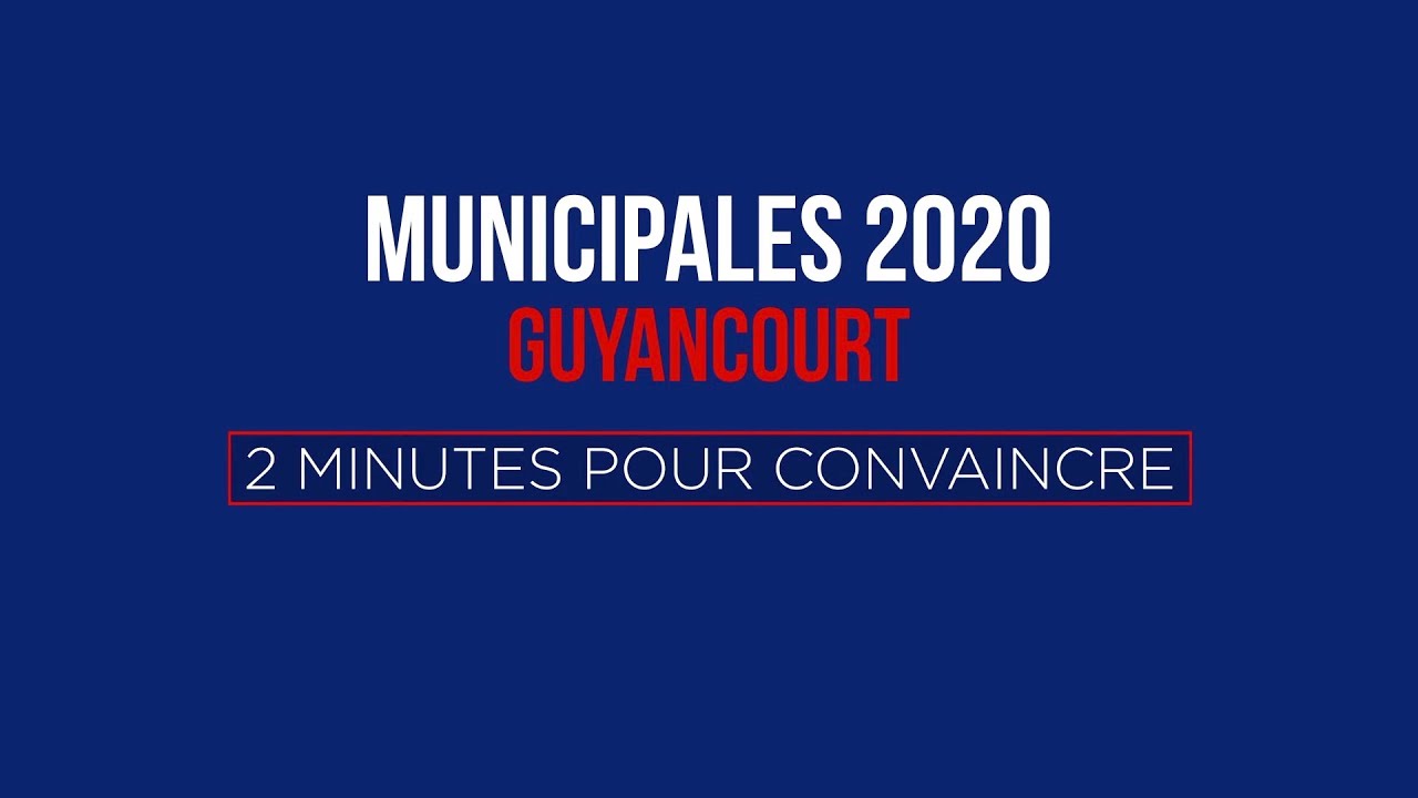 « 2 minutes pour convaincre » : François Morton – « Guyancourt pour tous 2020 »