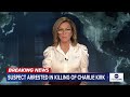 New details: Suspect arrested in fatal shooting of Charlie Kirk  - 07:29 min - News - Video