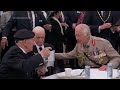 Veterans mingle with King Charles III following UK D-Day memorial in Normandy  - 00:48 min - News - Video