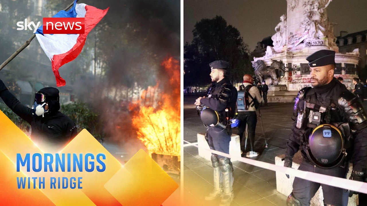 Overnight curfew in parts of Paris after worst rioting for years | Mornings with Ridge