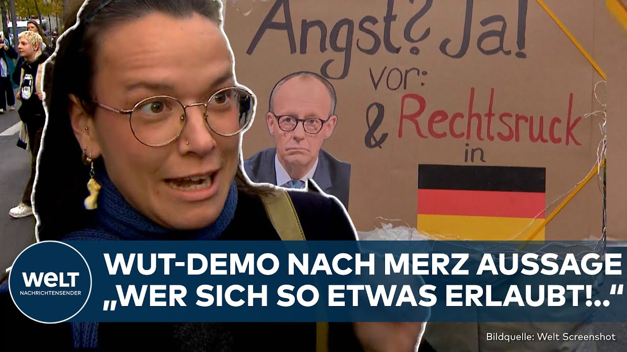 STADTBILD-DEBATTE: Merz' Stadtbild-Aussage sorgt für Wut-Proteste! CDU-internes Ringen um Statement