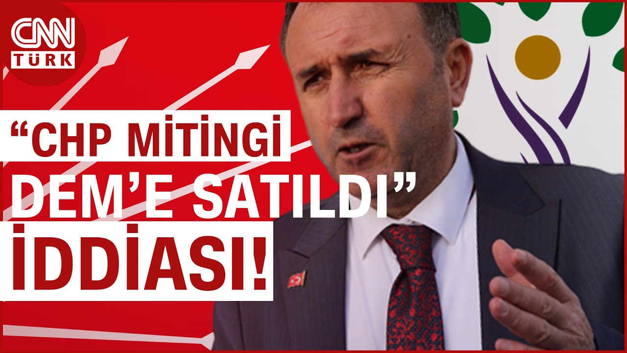 CHP''li Soyugüzel'den Şok İddia: "Miting Saatlerim DEM Parti'ye Satıldı!" #Haber