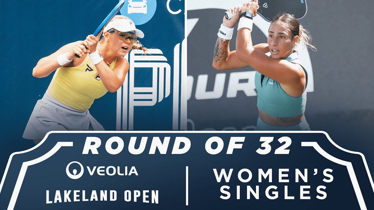 Anna Leigh Waters v Seone Mendez at the Veolia Lakeland Open