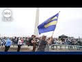 Thousands protest Trump and Musk in rallies across US