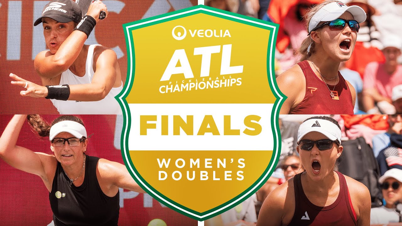 Parenteau/Rohrabacher vs Waters/Bright at the Veolia Atlanta Pickleball Championships