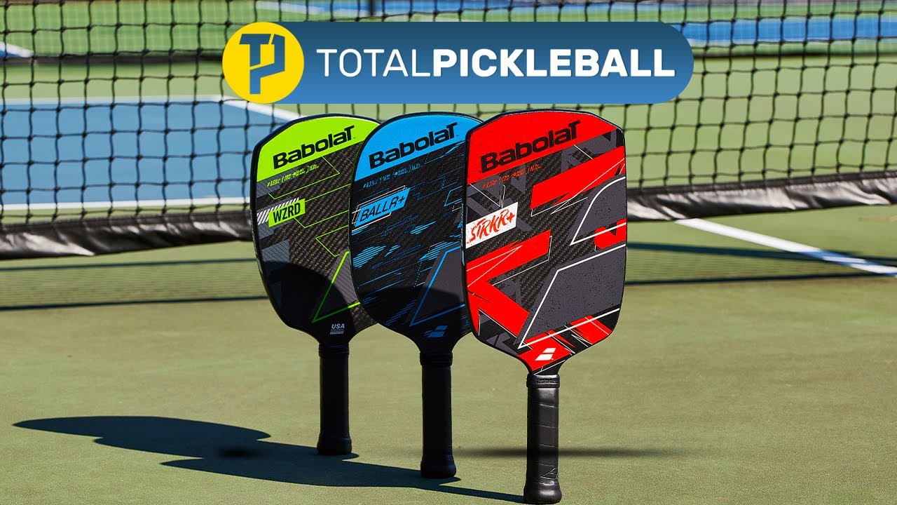 Chris Haworth explains the new Babolat line of Pickleball Paddles (BALLR+ STRKR+ WZRD) for 2024