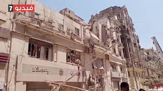 قناة العرب تيفي : محافظة القاهرة تعلن عن إنقاذ 18 شخصا وإسعاف 2 في موقع عقار قصر النيل المنهار