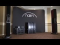 Dynaudio Evidence Platinum Speakers with Naim Amplifiers and Preamp at AXPONA 2016