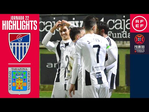 (RESUMEN Y GOL) Gimnástica Segoviana 0-1 SD Tarazona / J22 - 1ª RFEF / Fuente: YouTube Real Federación Española de Fútbol