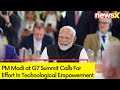 PM Modi at G7 Summit | Calls For Effort In Technological Empowerment | NewsX