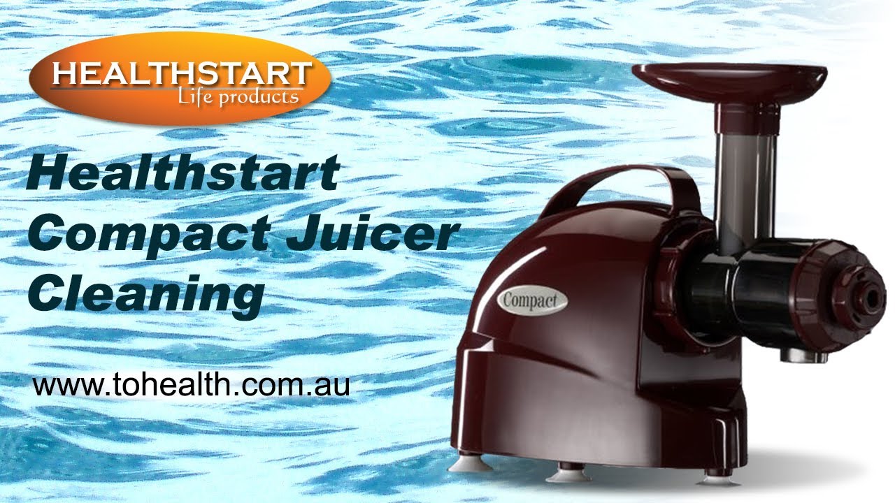 Healthstart Compact Juicer Cleaning - YouTube