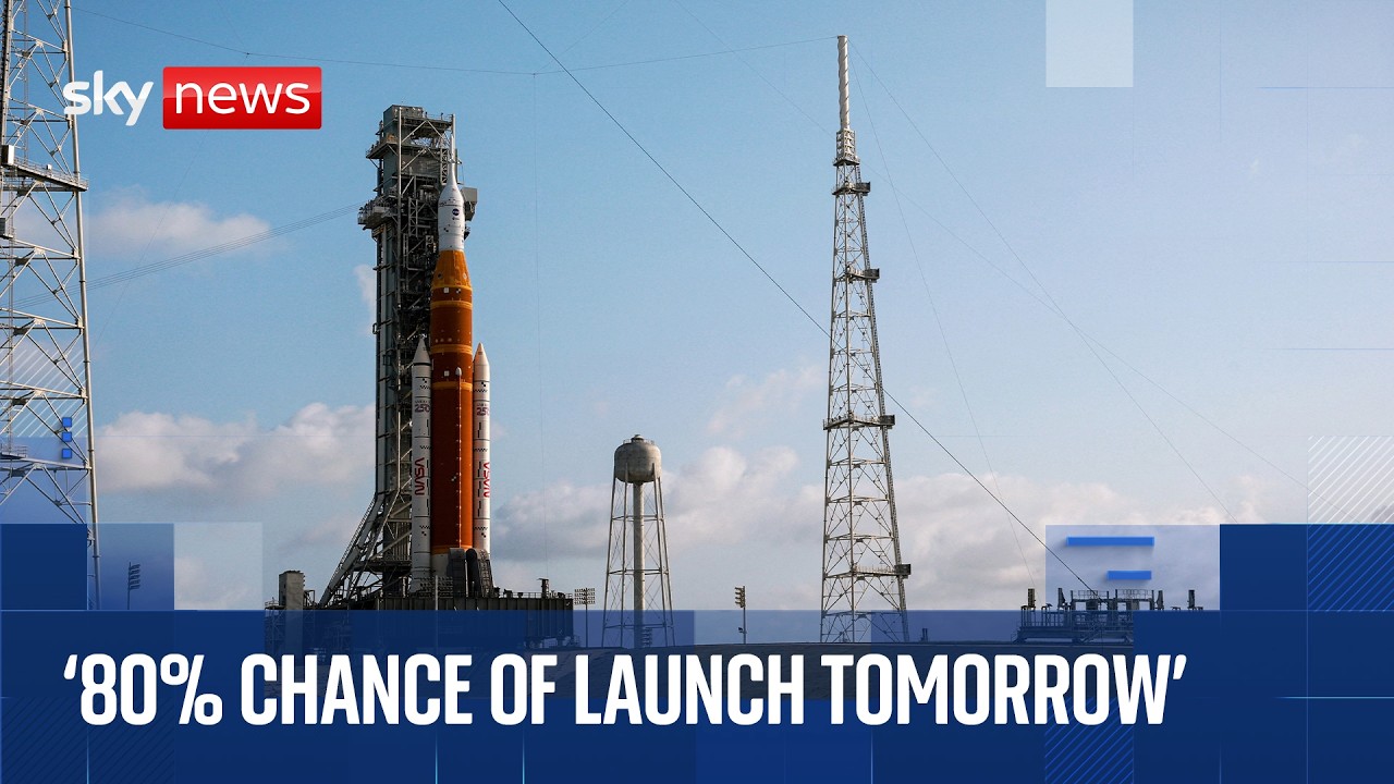 NASA says '80% chance' of Artemis II launch tomorrow in final update