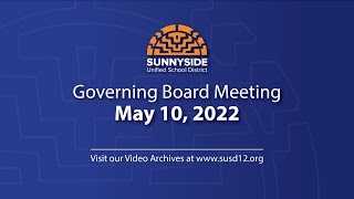 Governing Board Meeting - May 10, 2022